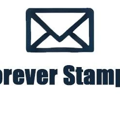 Collection of vintage love stamps from the 1980s featuring romantic designs